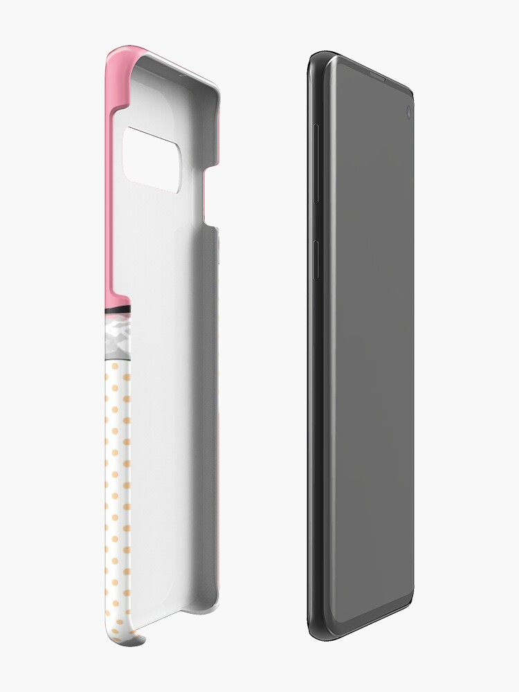 Alternate view of bessette strawberry-choco Case & Skin for Samsung Galaxy