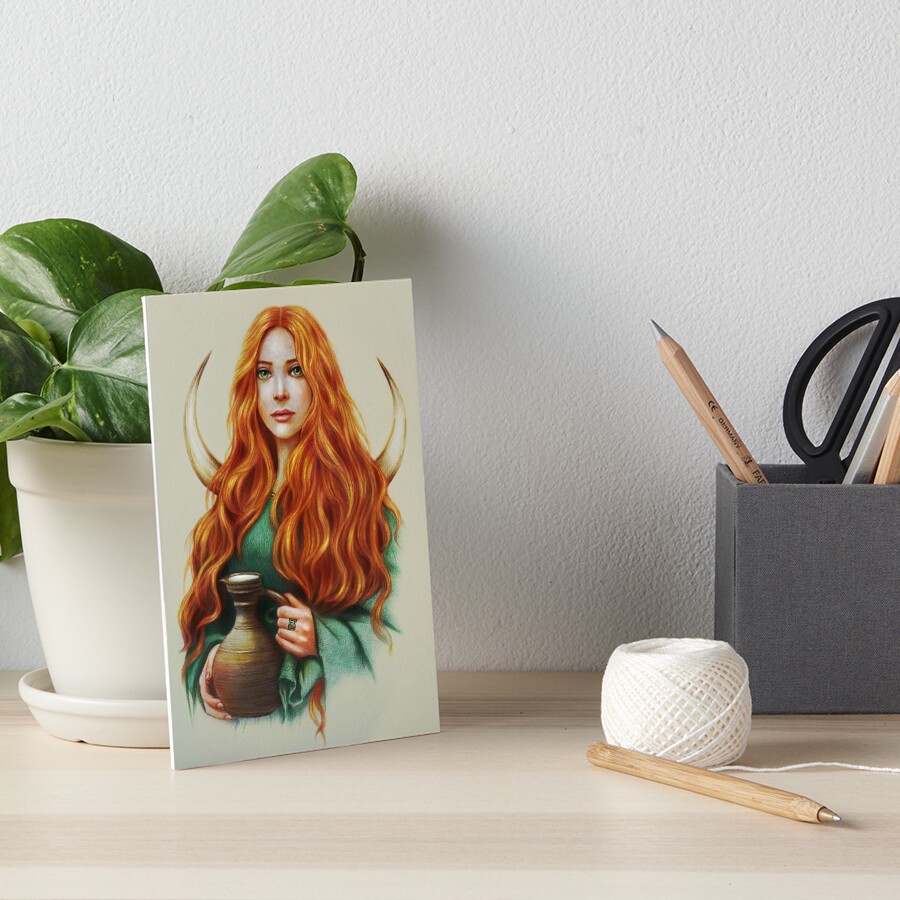 Imbolc. Brigid Art Board Print