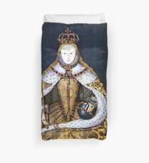 La reine Elizabeth I d'Angleterre en robe de couronnement Housse de couette