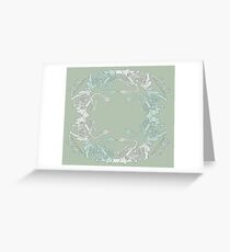 Skeleton Circle Greeting Card