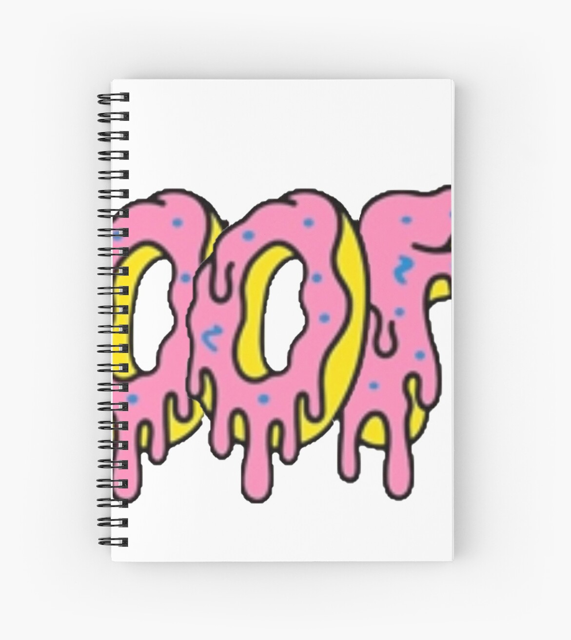 Oof Donut Spiral Notebook By Lukaslabrat Redbubble - oof donut by roblox