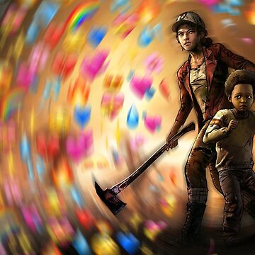 Take us Back Clem and Lee TWD Poster for Sale by RandomKawaiArt