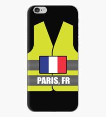 Vinilo o funda para iPhone Chalecos Amarillos - Paris, FR