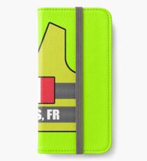 Vinilo o funda para iPhone Chalecos Amarillos - Paris, FR