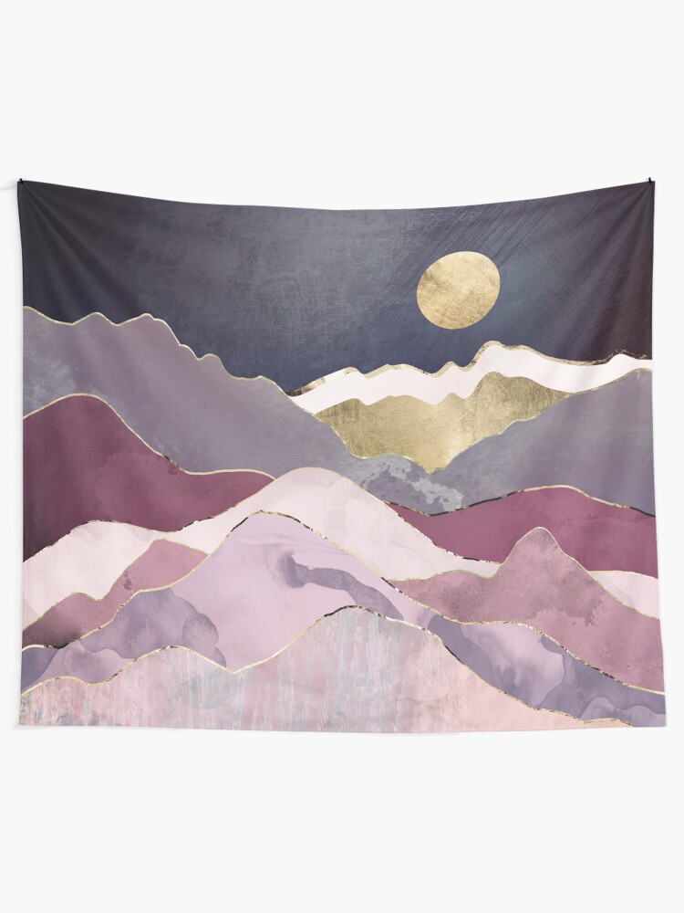 Alternate view of Raspberry Dream Tapestry