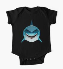 Shark And Fast Short Sleeve Baby One-Piece