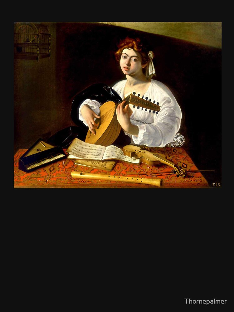 Michelangelo da Caravaggio - The Lute Player by Thornepalmer