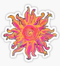 Pegatina Sol alienígena