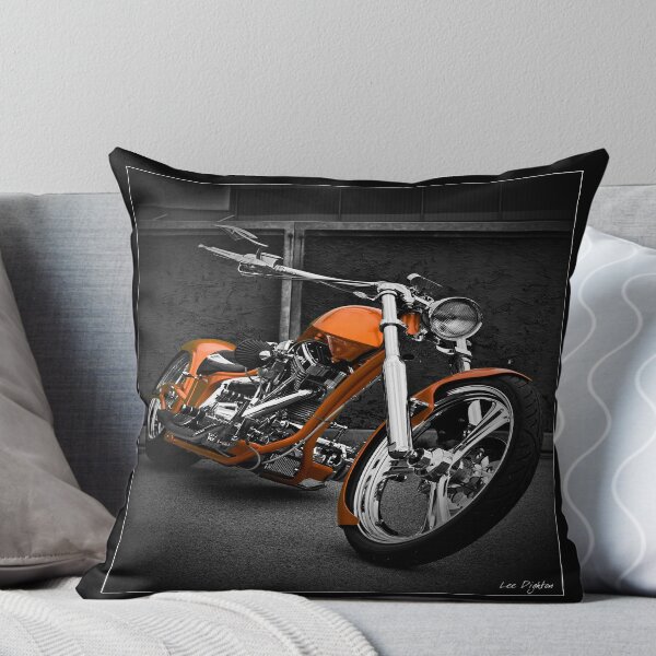Harley Davidson Throw Pillow
