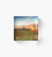 Maricopa Sunrise Acrylic Block