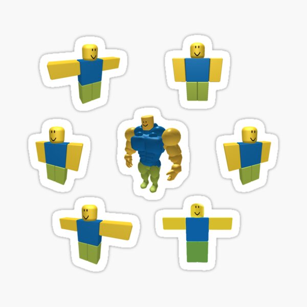 Roblox Stickers Redbubble - gym of pain biggest update roblox