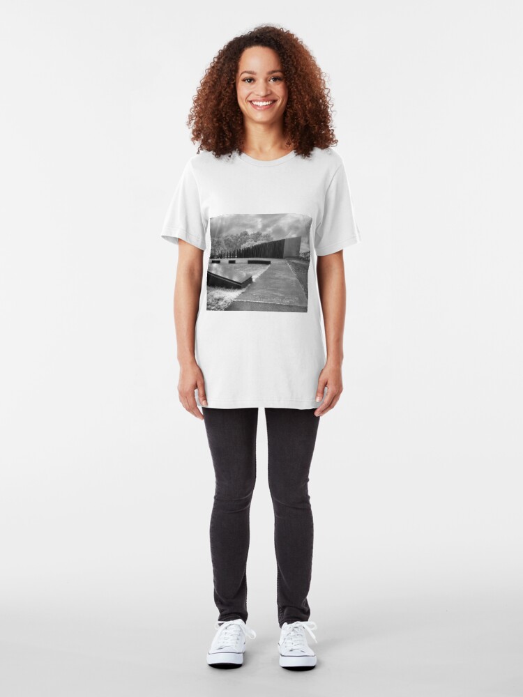 Alternate view of 1956 Memorial Square, Budapest Slim Fit T-Shirt