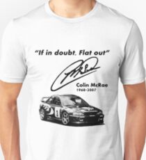 If in doubt, Flat out (with subaru) Unisex T-Shirt