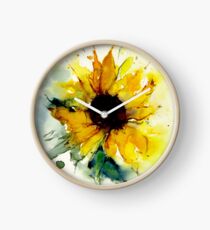 Sonnenblume Uhr