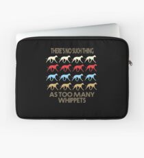 Whippet Dog Retro 1970's Style Laptop Sleeve