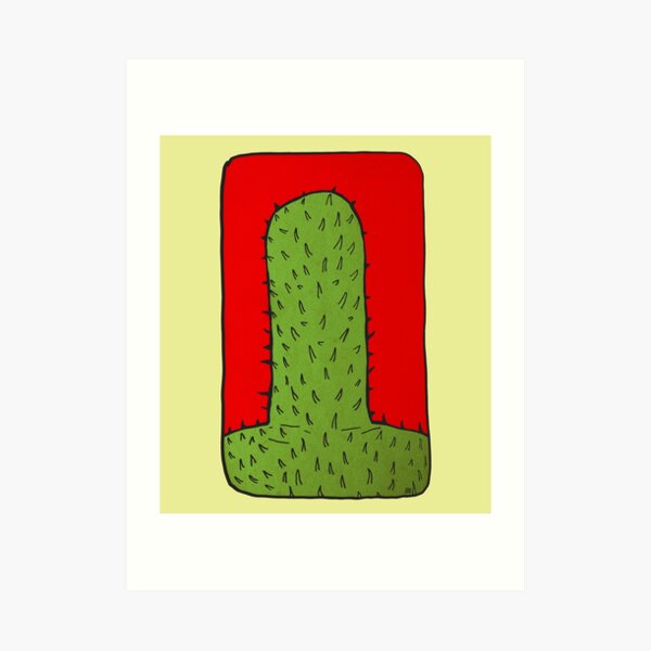 Prickly Cactus Art Print