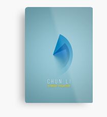 Street Fighter - Chun Li Metal Print