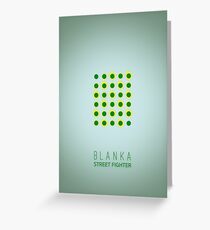 Street Fighter - Blanka Greeting Card