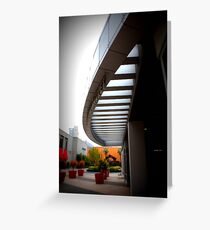 urban plaza Greeting Card