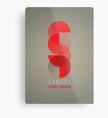 Street Fighter - Zangief Metal Print