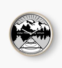 Ansicht VON meinem Kanu Facebook-Logo der Gruppe Uhr