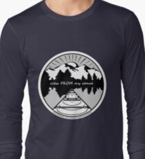 view FROM my canoe facebook group logo Long Sleeve T-Shirt
