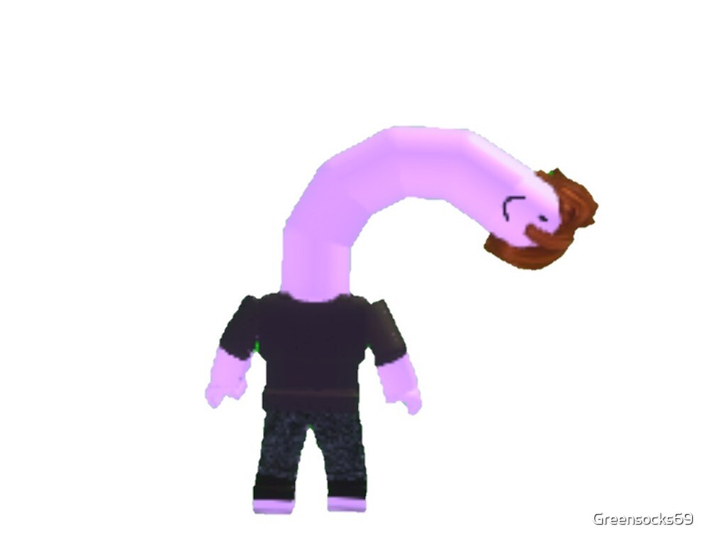 Long Neck Default Roblox Character By Greensocks69 Redbubble