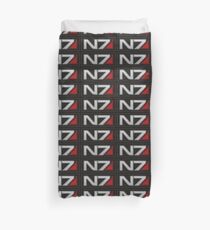N7 Patch | Mass Effect Embroidered Patch Style Duvet Cover