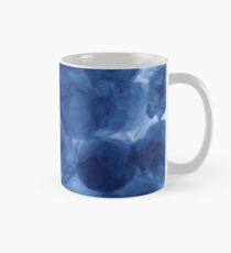 "Bubbly Cobalt" Alcohol Ink Mug