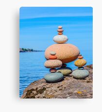 Retro Orbs Canvas Print