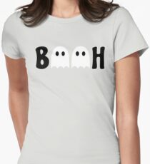 Booh Gespenster Tailliertes T-Shirt für Frauen