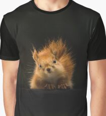 Brown aggressive wild squirrel Graphic T-Shirt