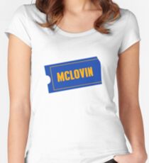 Mclovin Women's Fitted Scoop T-Shirt