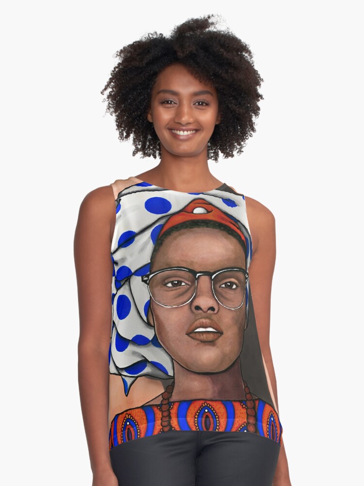 Funmilayo Ransome Kuti Sleeveless Top By Melander Redbubble