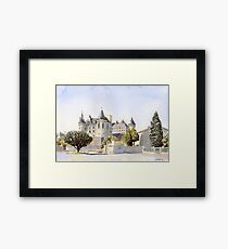 Château at La Rochefoucauld, France Framed Print