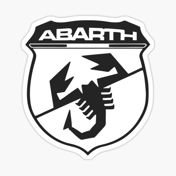 Fiat Abarth Scorpion logo voiture moto Racing Decal sticker Italie thème 50 mm