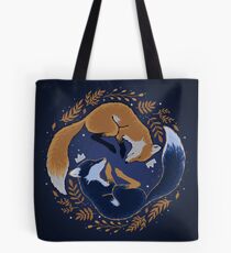 Night foxes Tote Bag