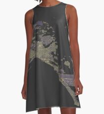 Isometric view of Mallorca map A-Line Dress