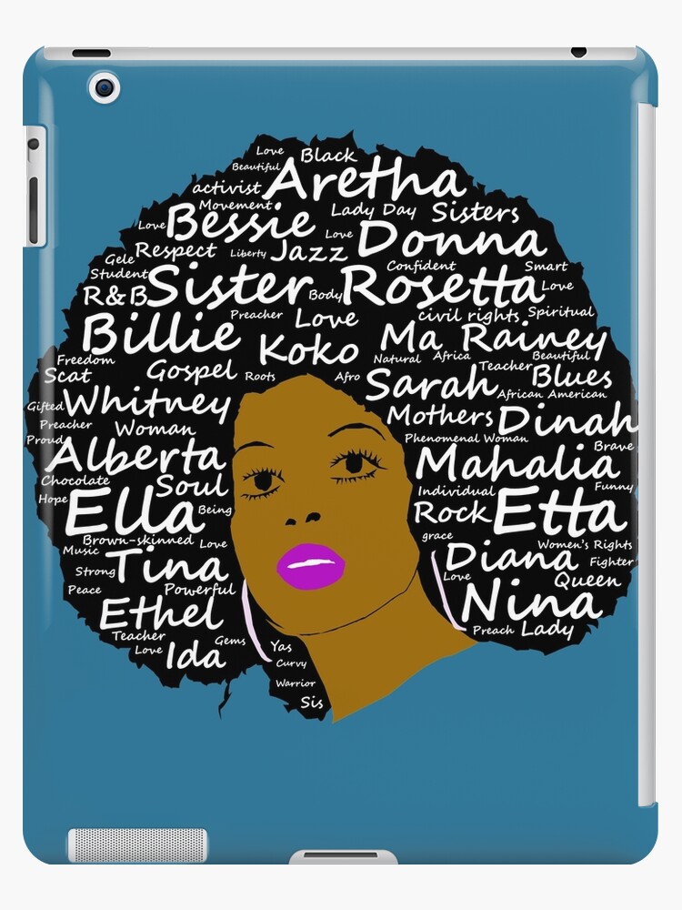 Singers Natural Hair Afro Art Ipad Case Skin By