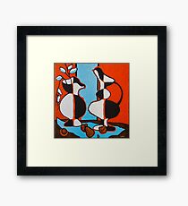 Frasier's Vases Framed Print