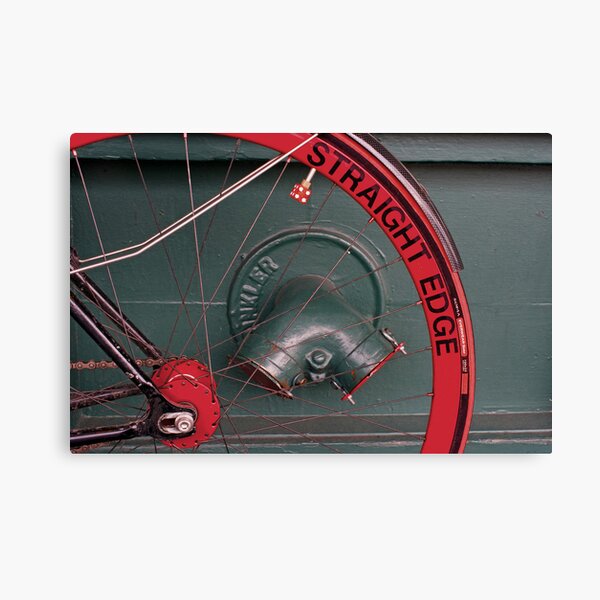 STRAIGHT EDGE. Canvas Print