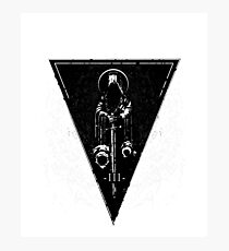 Blackmetal logo shirt Photographic Print