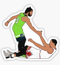 Derrick Fell Derrick Rose Sticker