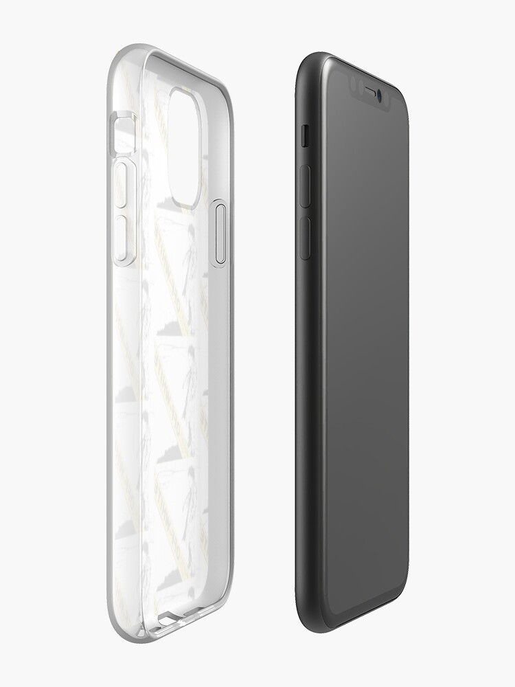 Coque iPhone « ÉTUIS POUR TÉLÉPHONES INCONFÉRENTIELS À STYLE BLANC ET AUTRES ARTICLES YELLO », par kiamargot