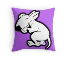 english bull terrier pillow