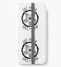 Vinilo o funda para iPhone Comer pizza granizo satanás