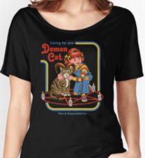 Sorge für deine Dämonenkatze Baggyfit T-Shirt