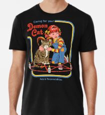 Sorge für deine Dämonenkatze Männer Premium T-Shirts