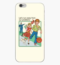Let's Run Away iPhone Case