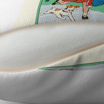Alternate view of Let's Run Away Throw Pillow